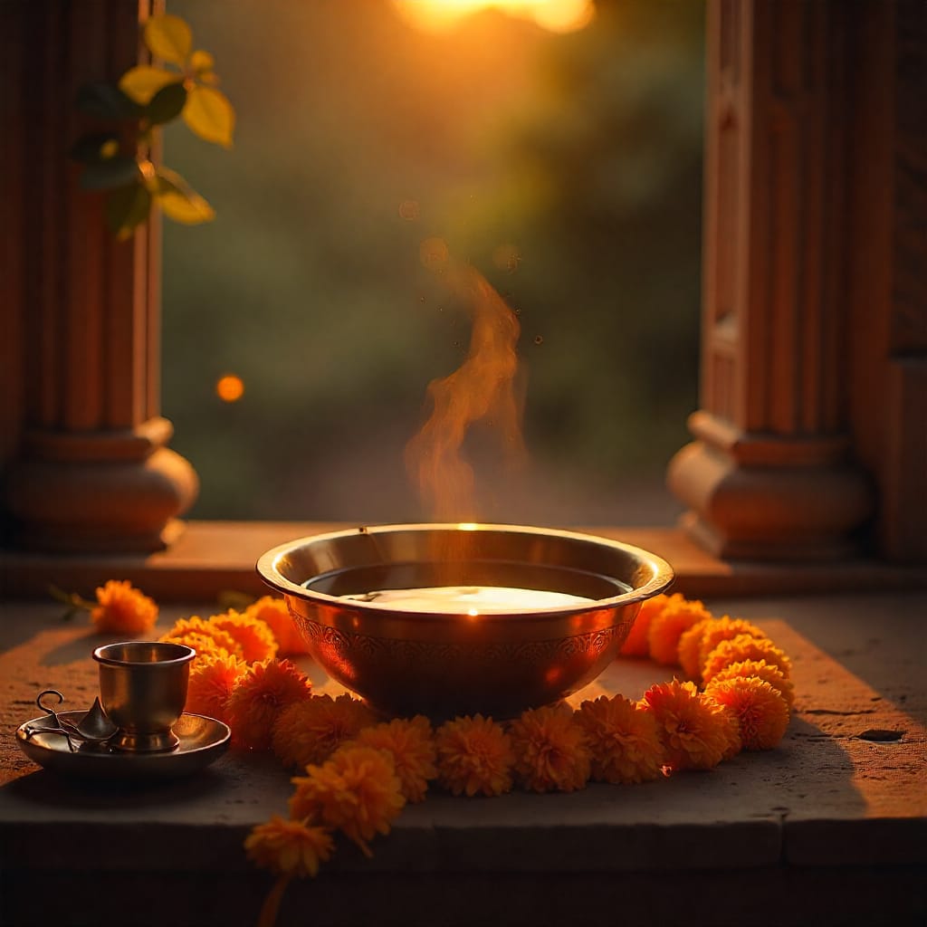 How to create sacred space for daily Gayatri Mantra meditation
