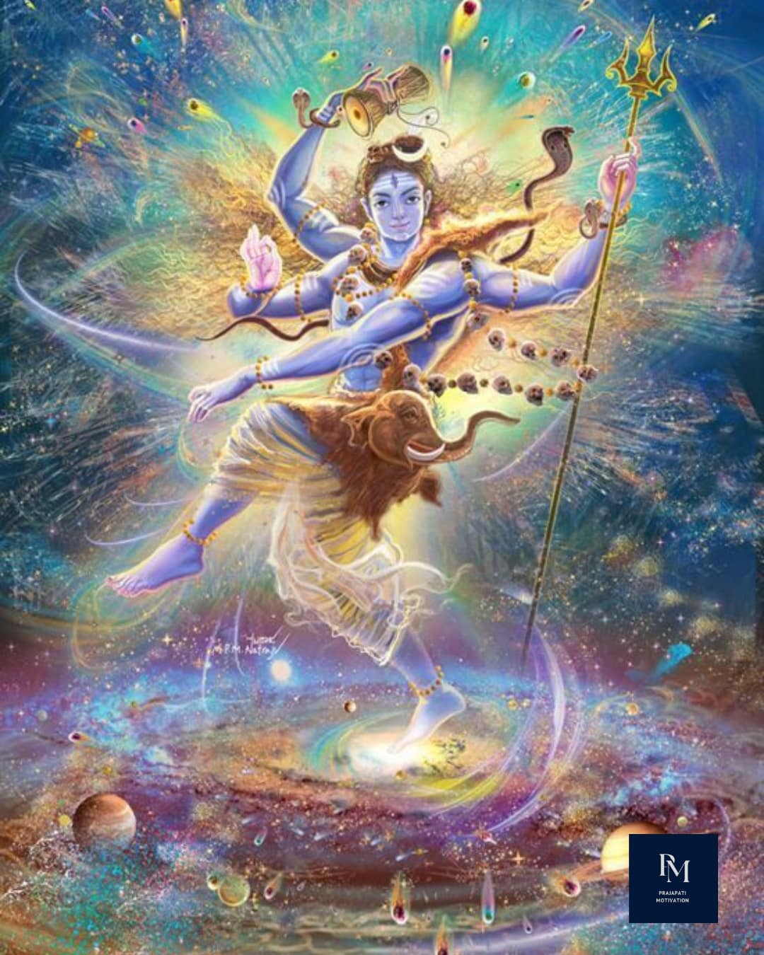 Snake around Lord Shiva neck meaning - Vasuki serpent symbolizing kundalini and fearlessness