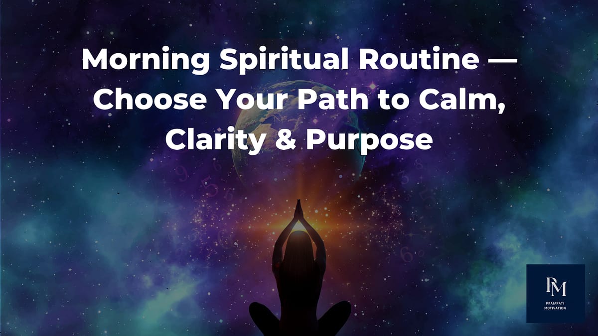 Morning Spiritual Routine