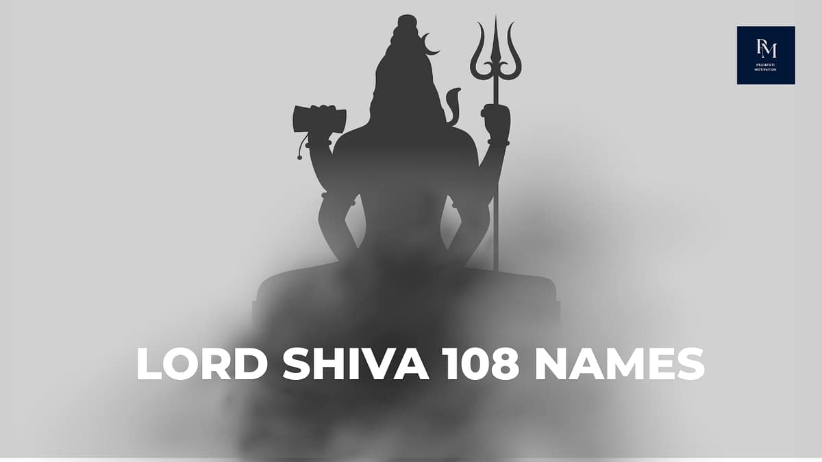 Lord Shiva 108 Names