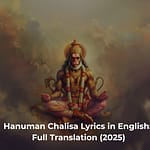 Hanuman Chalisa Lyrics in English